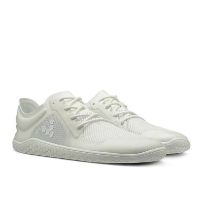 Vivobarefoot Primus Lite II Womens - White Casual Shoes VJQ435971